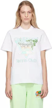 Белая футболка Tennis Club Icon Casablanca