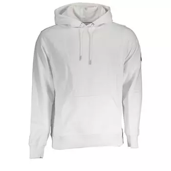 Белая хлопковая мужская толстовка Calvin Klein