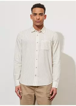 Белая мужская рубашка Regular Fit Lee