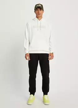 Белая мужская толстовка с капюшоном Ellesse