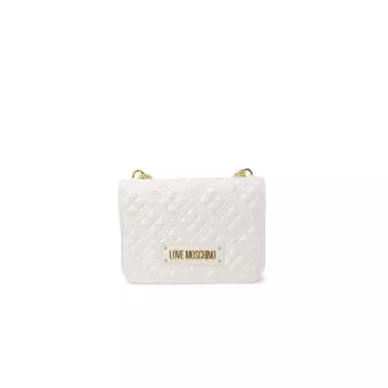 Белая полиэтиленовая сумка LOVE MOSCHINO