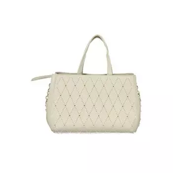 Белая полиэтиленовая сумка Valentino Bags, белый
