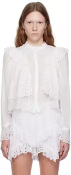 Белая рубашка Isabel Marant Etoile Kelmon