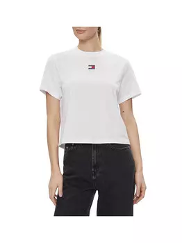 Белая женская футболка Tommy Jeans
