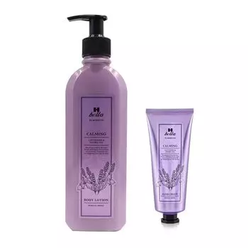 Bella by Watsons H Bella By Watsons Успокаивающий лосьон для тела с маслом лаванды и жожоба 300 мл + крем для рук 80 мл