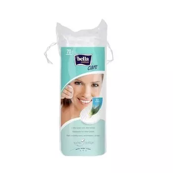 Bella, Прокладки косметические Bella Cotton Care с алоэ, 70 шт