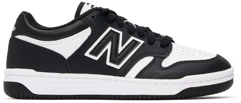 Бело-черные кроссовки 480 New Balance