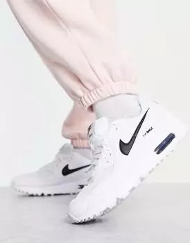 Бело-черные кроссовки Nike Air Max 90
