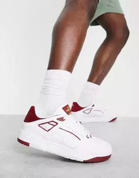 Бело-красные кроссовки Puma Slipstream