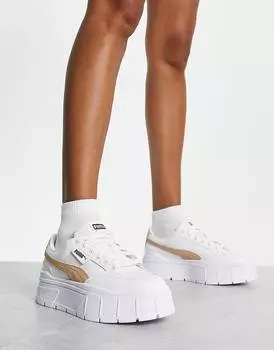 Кроссовки Puma Mayze Stack, бело-бежевый