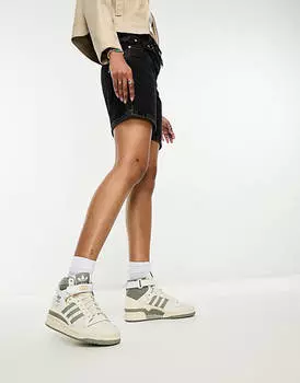 Бело-серые кроссовки adidas Originals Forum 84 Hi
