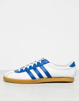 Бело-синие кроссовки adidas London