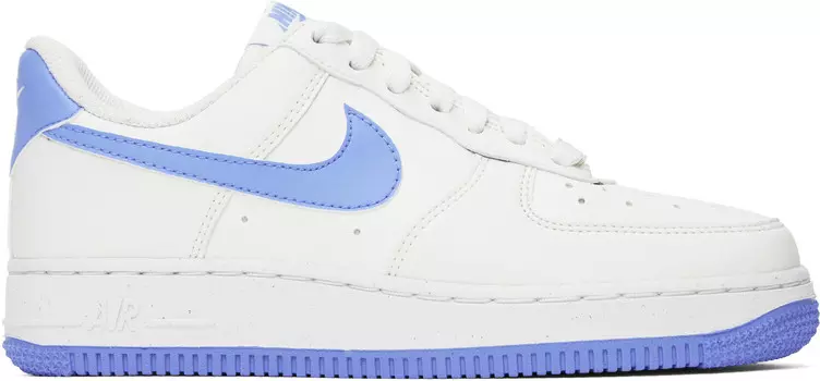 Бело-синие кроссовки Air Force 1 '07 Next Nature Nike