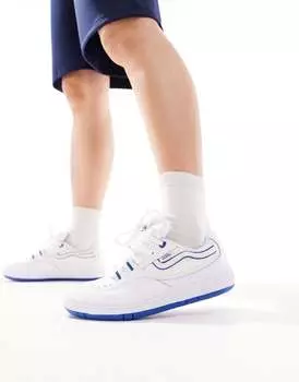 Бело-синие кроссовки Vans Speed