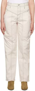 Белоснежные брюки Denzel Isabel Marant Etoile