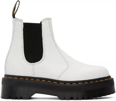 Белые ботильоны 2976 Dr. Martens