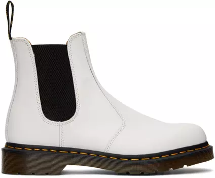 Белые ботильоны 2976 Dr. Martens