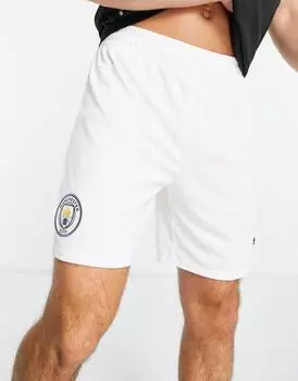 Белые домашние шорты Puma Football Manchester City 2022/23
