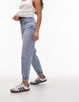 Белые джинсы Topshop Mom - LBLUE