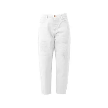 Белые хлопковые джинсы и брюки Pinko
