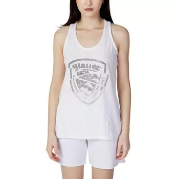 Белые хлопковые топ и футболка Blauer