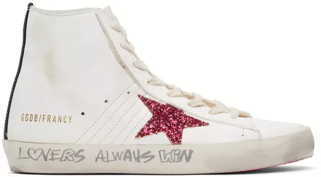 Белые классические кроссовки Golden Goose Francy