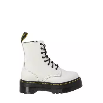Белые кожаные ботинки Dr. Martens