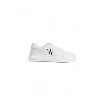 Белые кожаные кроссовки Calvin Klein Jeans