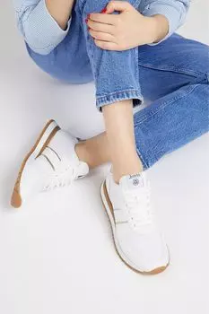Белые кожаные кроссовки Consciously Crafted Tristana Apple Jones Bootmaker, белый