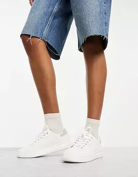 Белые кожаные кроссовки с логотипом Levi's Ellis