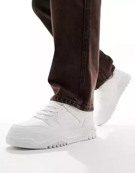Белые кроссовки Bershka All In One
