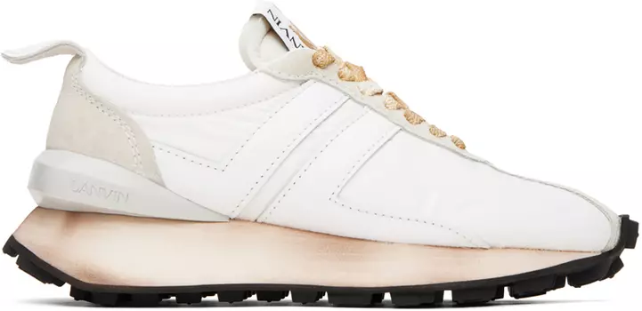 Белые кроссовки Bumpr Lanvin