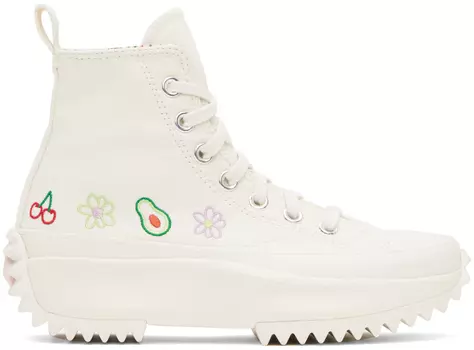 Белые кроссовки Converse Run Star