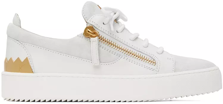Белые кроссовки Frankie Giuseppe Zanotti
