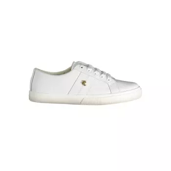 Белые кроссовки из полиэстера Ralph Lauren