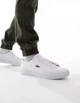 Белые кроссовки Lacoste Gripshot BL21