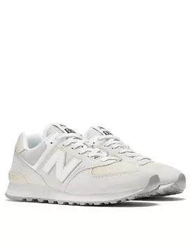 Белые кроссовки New Balance 574