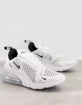 Белые кроссовки Nike Air Max 270