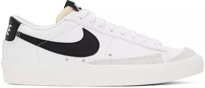 Белые кроссовки Nike Blazer Low 77
