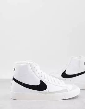 Белые кроссовки Nike Blazer Mid '77