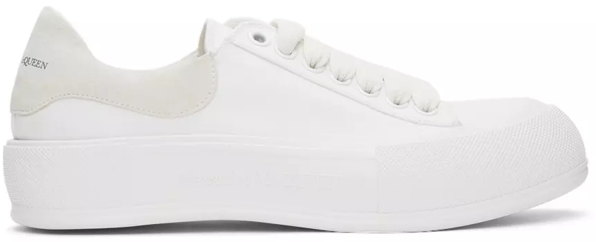 Белые кроссовки Пимсолл Alexander McQueen