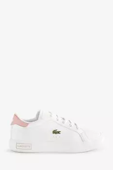 Белые кроссовки Powercourt Lacoste, белый