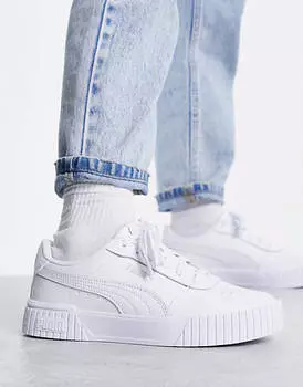 Белые кроссовки Puma Carina
