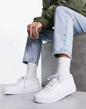 Белые кроссовки Puma Catrina