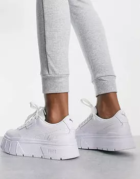 Белые кроссовки Puma Mayze Stack