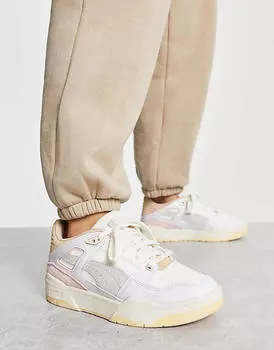 Белые кроссовки Puma Slipstream