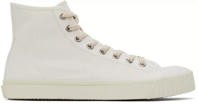 Белые кроссовки таби Maison Margiela