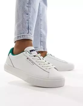 белые кроссовки Tommy Jeans на чашечке