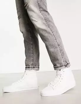 Белые кроссовки Vans Sk8