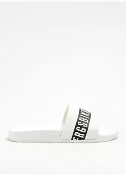 Белые мужские тапочки Dirk Bikkembergs